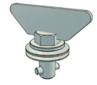 고강도 턴락 고정식 윙 헤드 회전