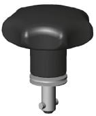 헤비 듀티 고강도 TurnLock 스타 폼 헤드 플라스틱