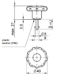 Lea plastic star form head %28t%29 - Details of
				LEATLSP13S