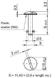 Lea Slotted Recess Head (T)