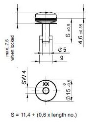 Mhs Hex Recess Head (T)