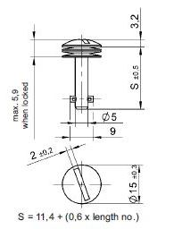 Mhs Slotted Recess Head (T)