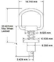 Poignée annulaire pliante Mth (T)